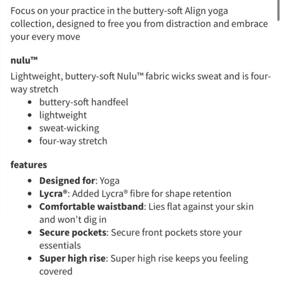 Lululemon Align Wide Leg Crop 23"- Soft Cranberry/ Size 4 - Picture 3 of 9